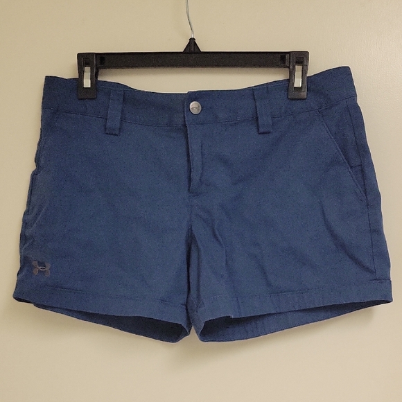 Under Armour Blue Athletic Shorts for Active Comfort - Picture 1 of 3